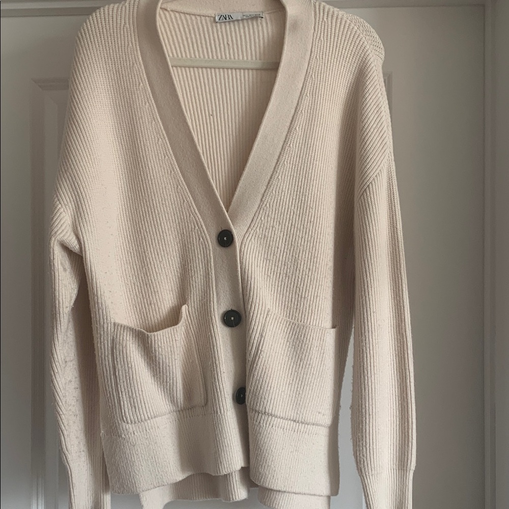 Zara Button-Up Women's Cardigan